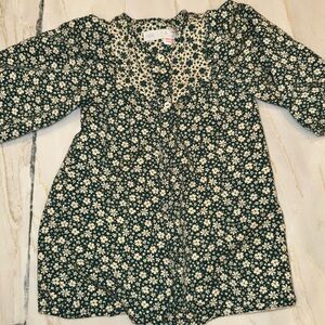 Zara Kids Floral Button Down Dress